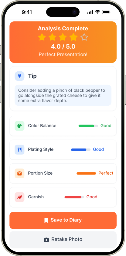 Progress Tracking interface